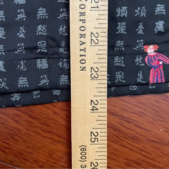 CHICOS Design 100% Silk Asian Geisha Lined Mandarin Artsy Jacket Sz S 1 B36 - Picture 10 of 12